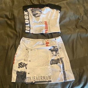 Newspaper set 🗞📸🖤🌉